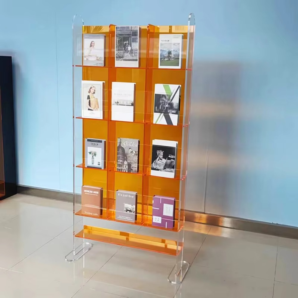 Sustainable Living Is - Modern Minimalist Transparent Acrylic 5-Tier Waterproof