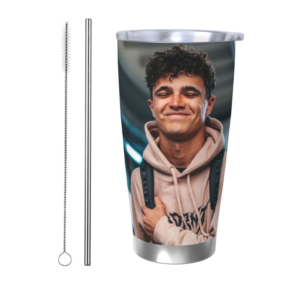 Stainless Steel Straw - Lando Norris 20oz Stainless Steel Car