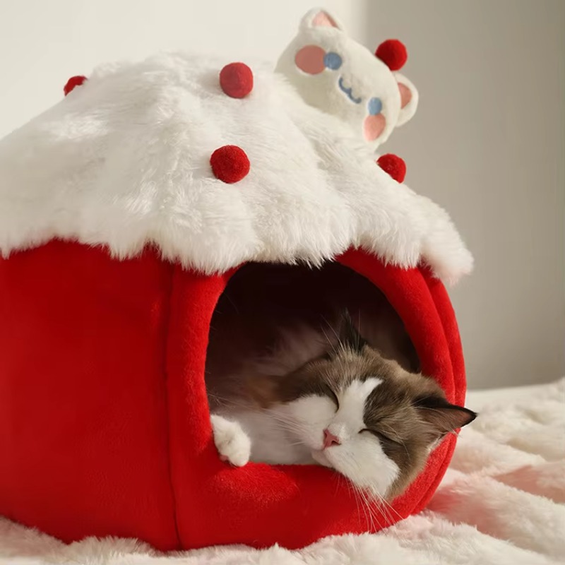 Sustainable Living House - Winter Style Pet Cat Cave House