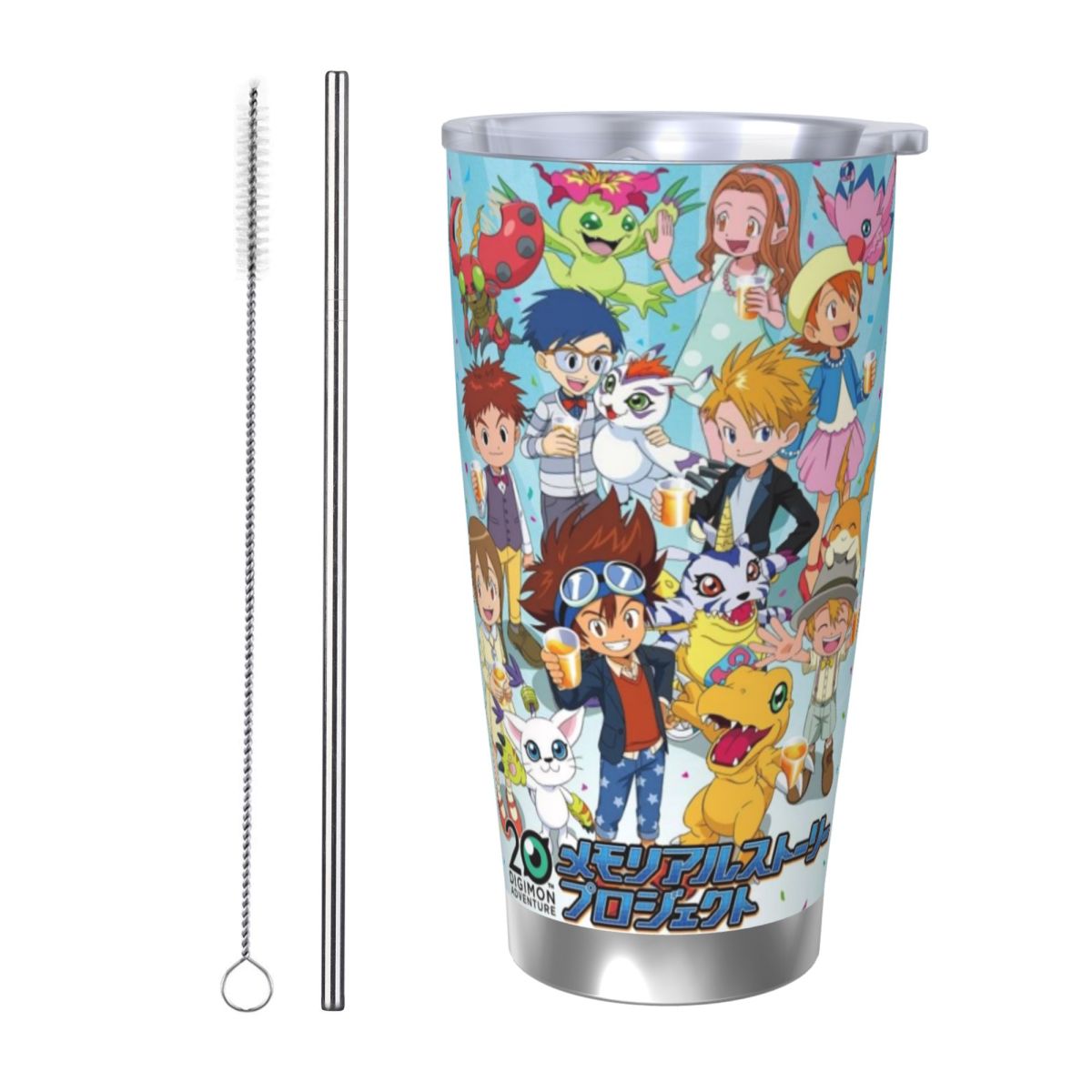 D-Digimon 20oz Stainless Steel - đánh giá và giá Stainless Steel Straw