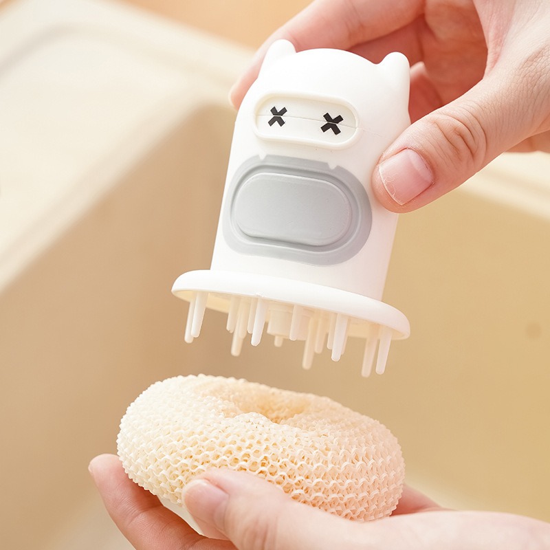 Kitchen Cartoon Press Bottle B - đánh giá và giá Dish Brush Bamboo
