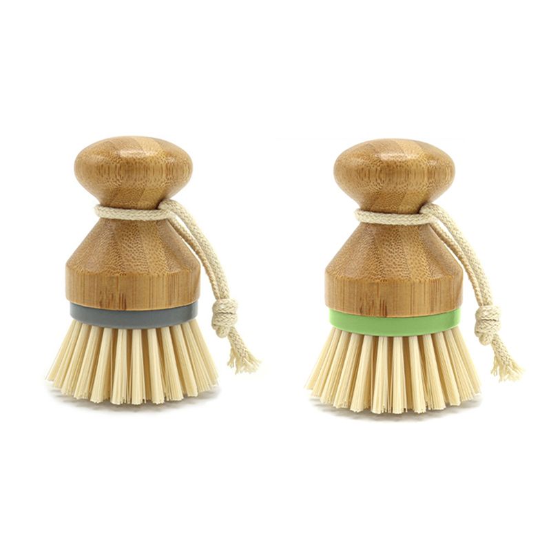 AC76-2 Pack Kitchen Cleaning B - đánh giá và giá Dish Brush Bamboo