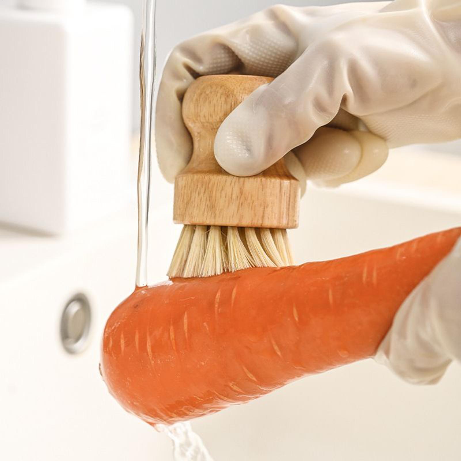 Wooden Kitchen Cleaning Brush  - đánh giá và giá Dish Brush Bamboo