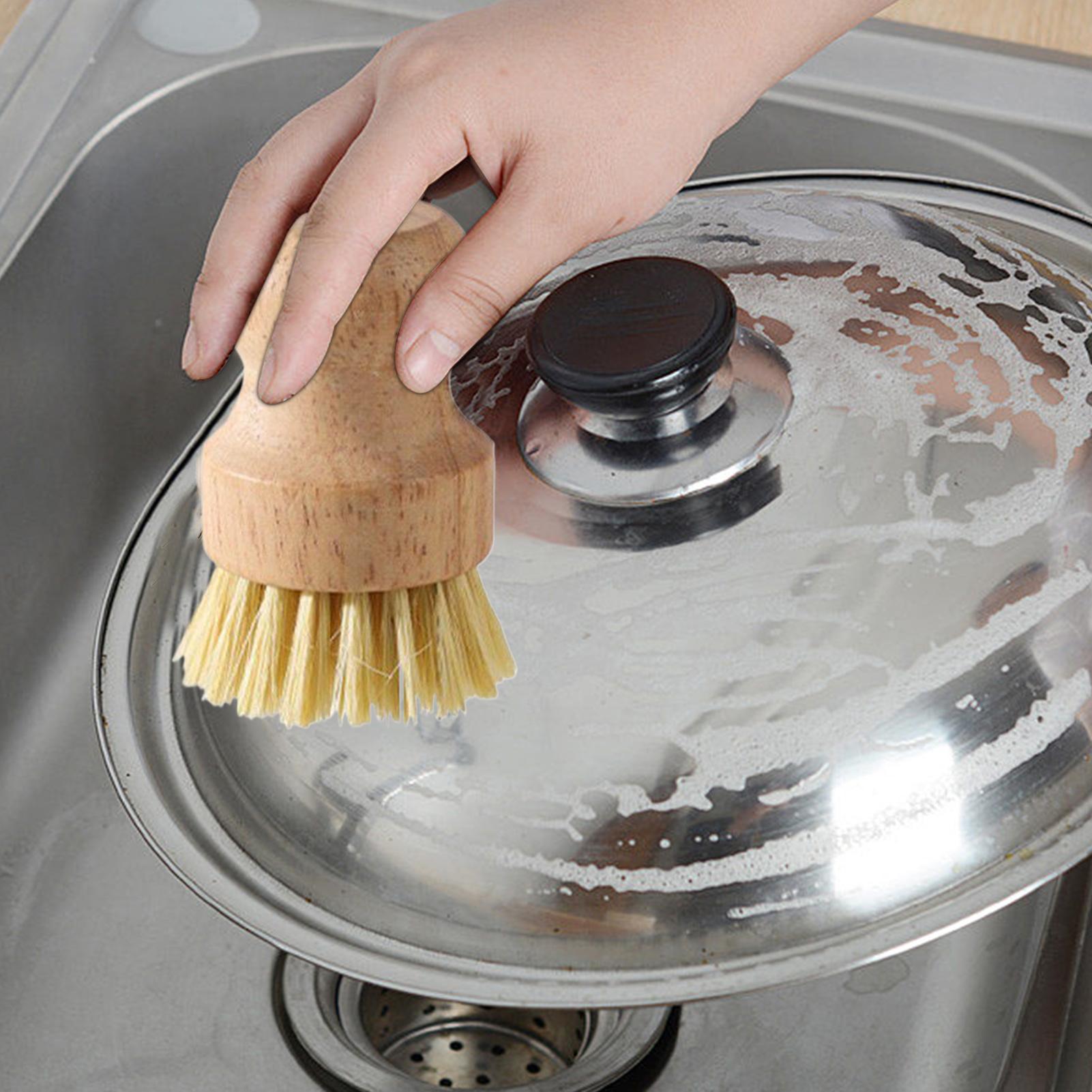 Wooden Kitchen Cleaning Brush  - đánh giá và giá Dish Brush Bamboo