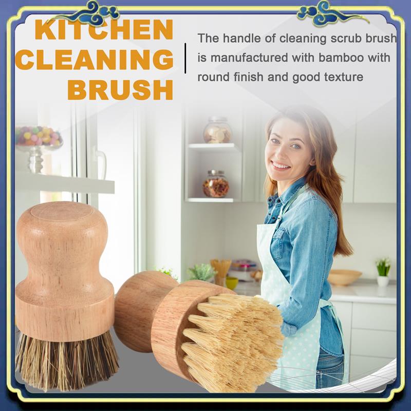 A56P-Bamboo Dish Brush 2Pcs Ba - đánh giá và giá Dish Brush Bamboo