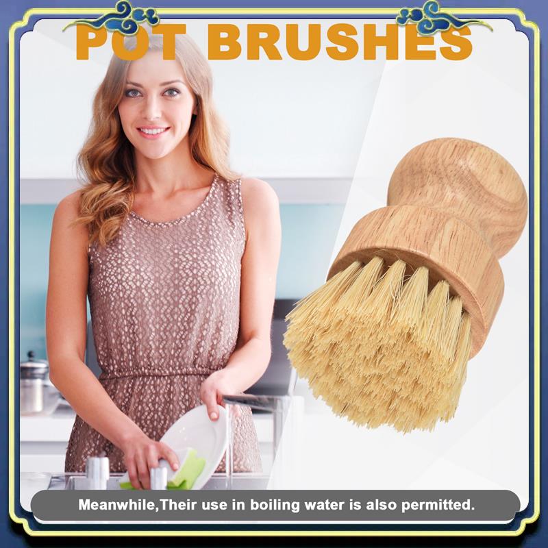 A56P-Bamboo Dish Brush 2Pcs Ba - đánh giá và giá Dish Brush Bamboo