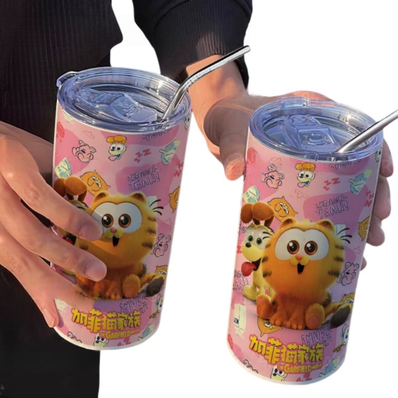 Garfield Coffee Cup Couple's H - đánh giá và giá Stainless Steel Straw