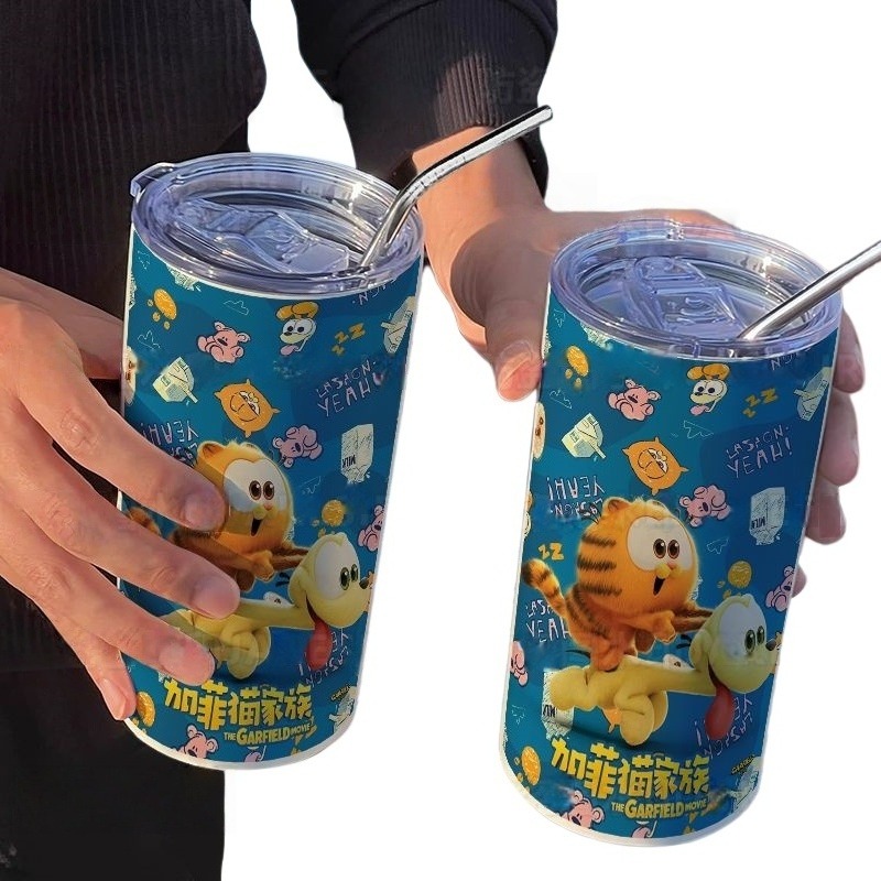 Garfield Coffee Cup Couple's H - đánh giá và giá Stainless Steel Straw