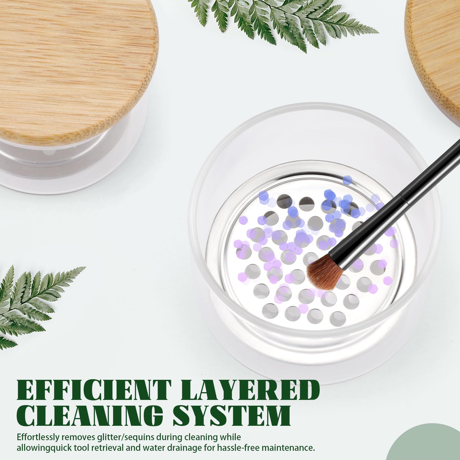 Nail Art Brushes Washing Cup N - đánh giá và giá Dish Brush Bamboo