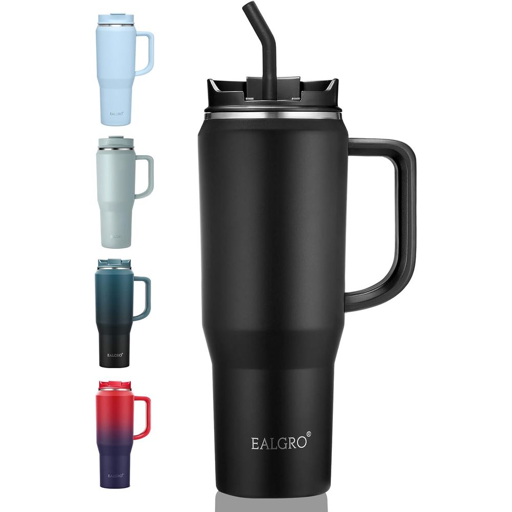 40 oz Insulated Travel Mug wit - đánh giá và giá Stainless Steel Straw