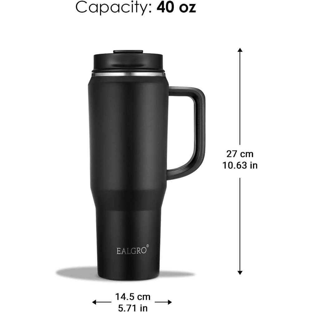 40 oz Insulated Travel Mug wit - đánh giá và giá Stainless Steel Straw