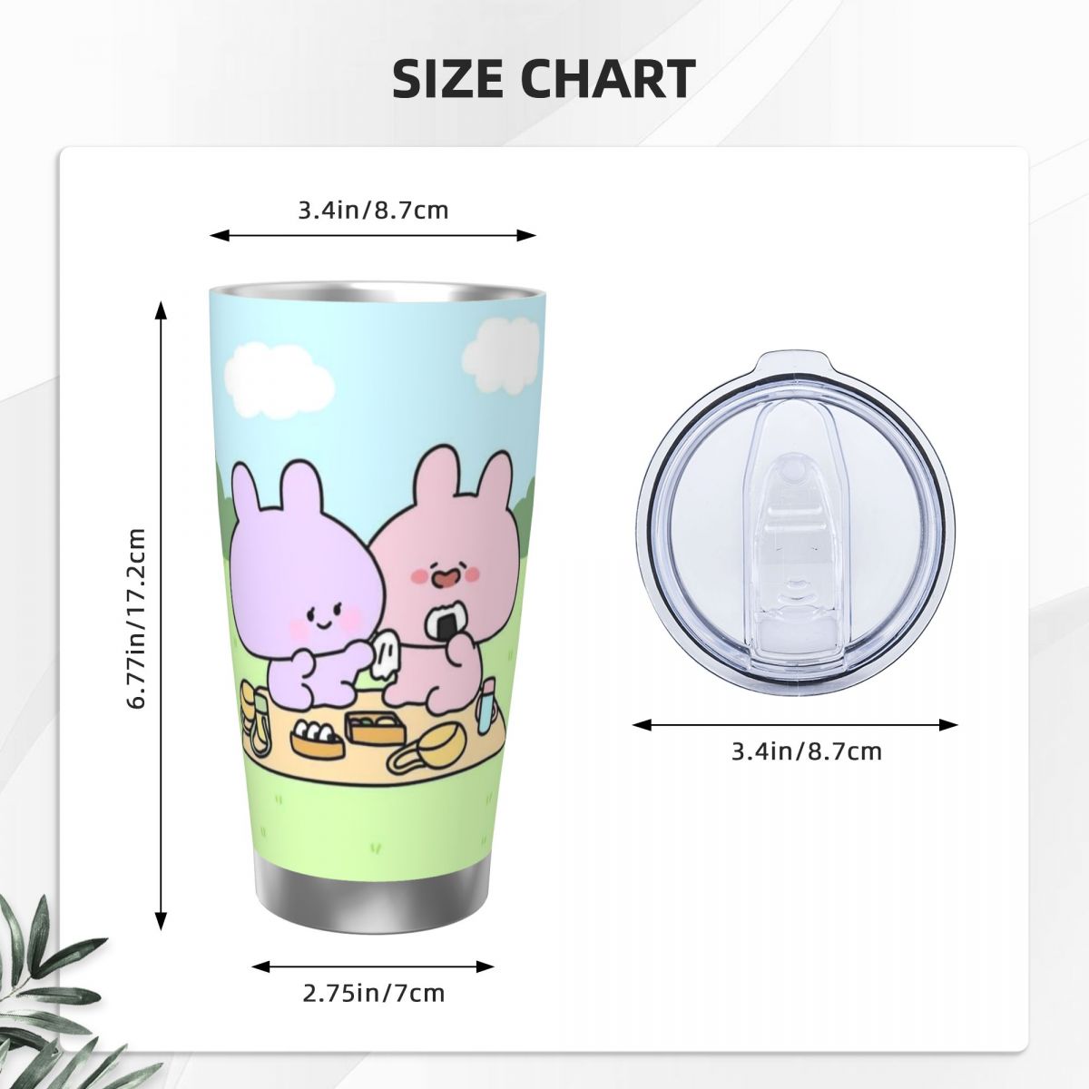 Asamimichaan Cute Asamimi 20oz - đánh giá và giá Stainless Steel Straw