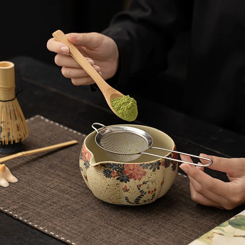 8PCS Japanese Flint red Matcha - đánh giá và giá Dish Brush Bamboo